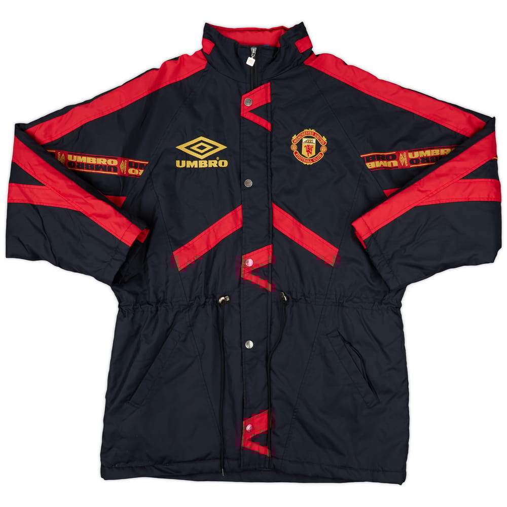 1994-95 Manchester United Umbro Padded Bench Coat - 8/10 - (XL)