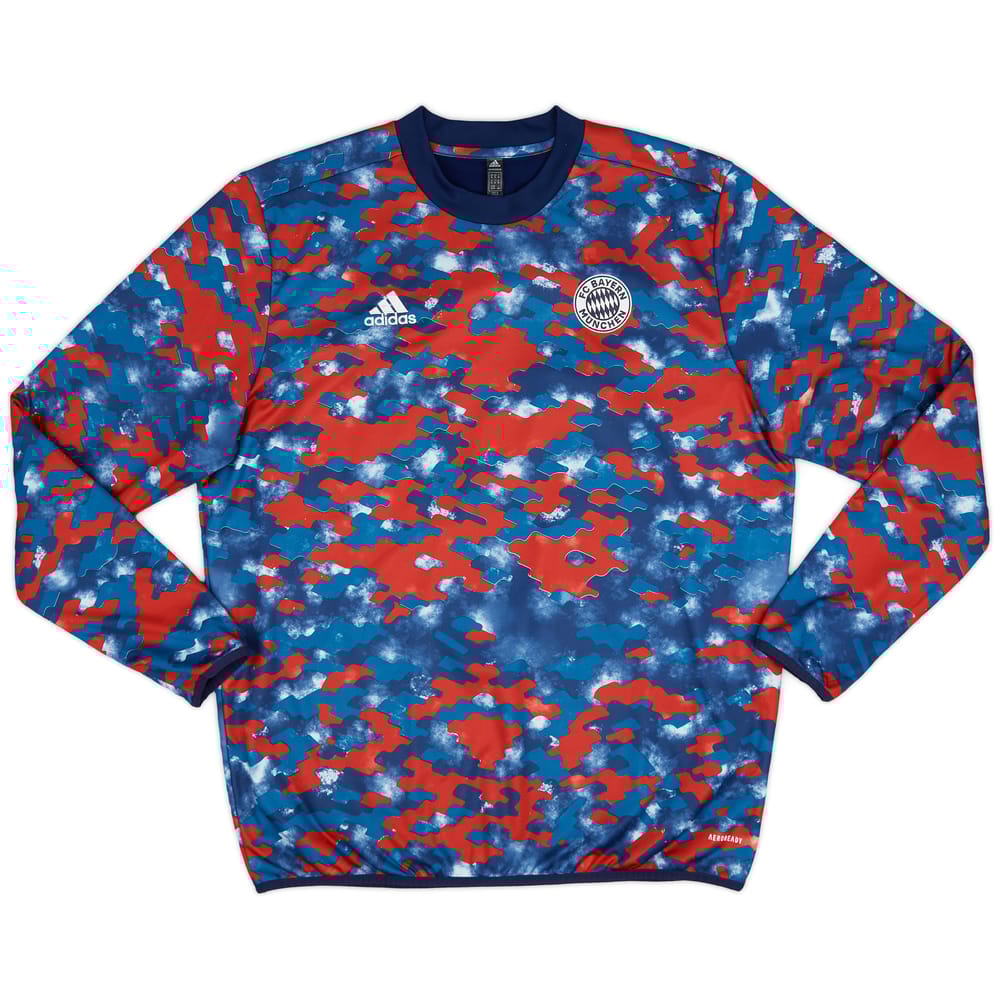 2021-22 Bayern Munich adidas Sweat Top - 9/10 - (XL)