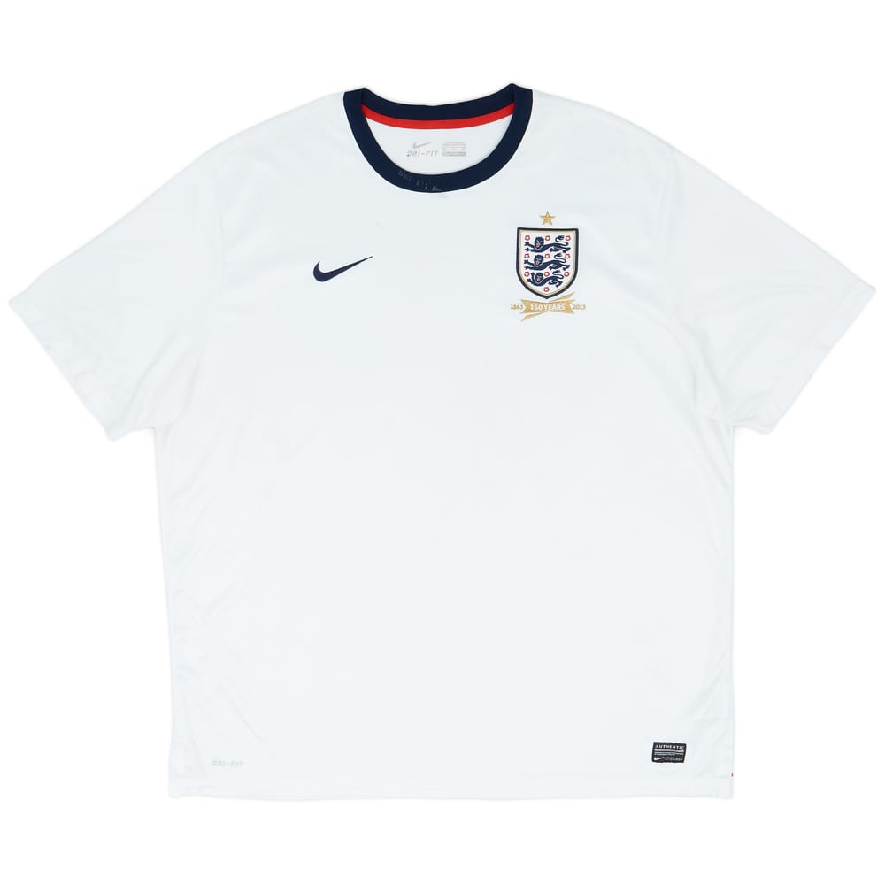 2013 England 150th Anniversary Home Shirt - 7/10 - (3XL)