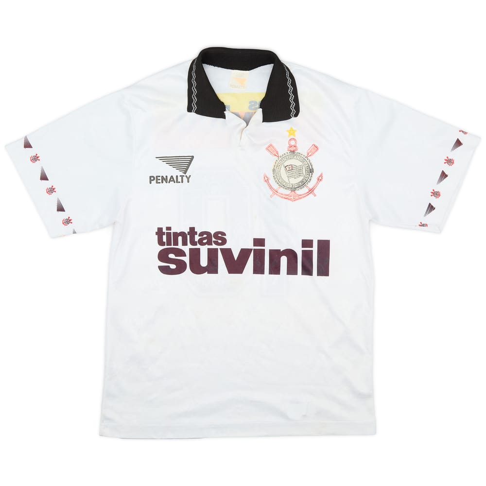1995 Corinthians Home Shirt #10 - 4/10 - (S)