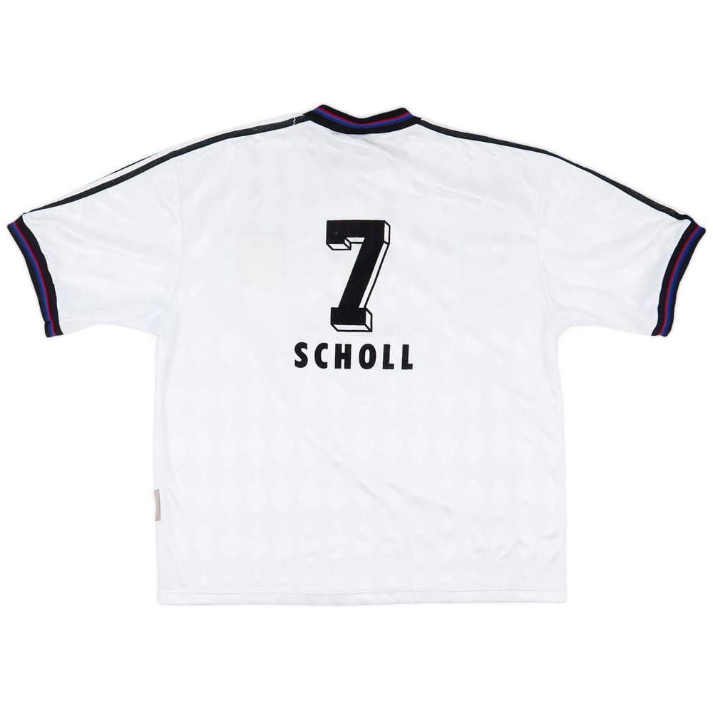 1996-98 Bayern Munich Away Shirt Scholl #7 - 8/10 - (XXL)