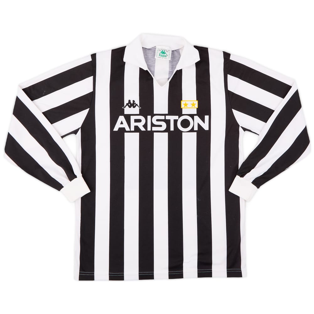 1988-89 Juventus Basic Home L/S Shirt - 5/10 - (L)