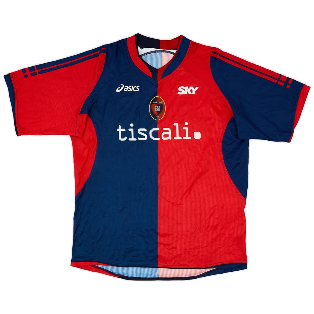 2006-07 Cagliari Home Shirt - 8/10 - (L)