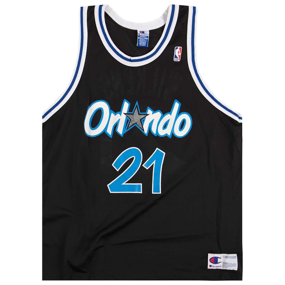 1997-98 Orlando Magic Wilkens #21 Champion Jersey (Alternate) XL