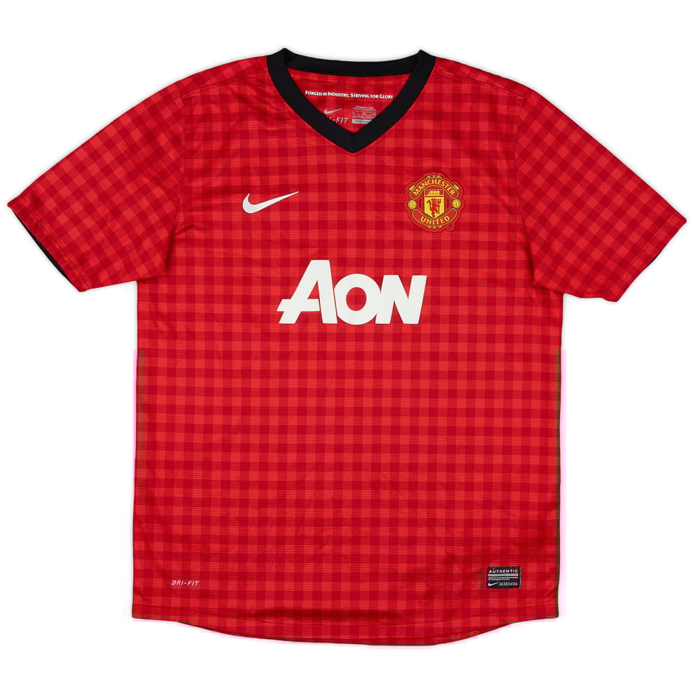2012-13 Manchester United Home Shirt - 5/10 - (XL.Boys)