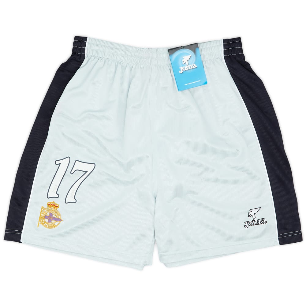 2001-02 Deportivo de La Coruna Third Shorts #17 (Pandiani) (XL)