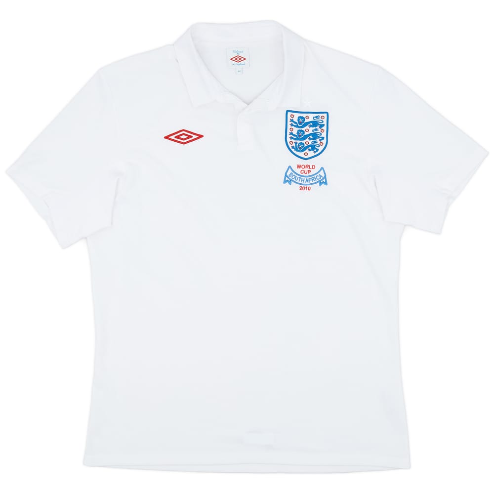 2009-10 England 'South Africa' Home Shirt - 9/10 - (L)