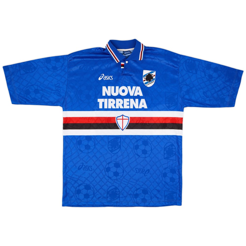 1995-96 Sampdoria Home Shirt - 8/10 - (XL)