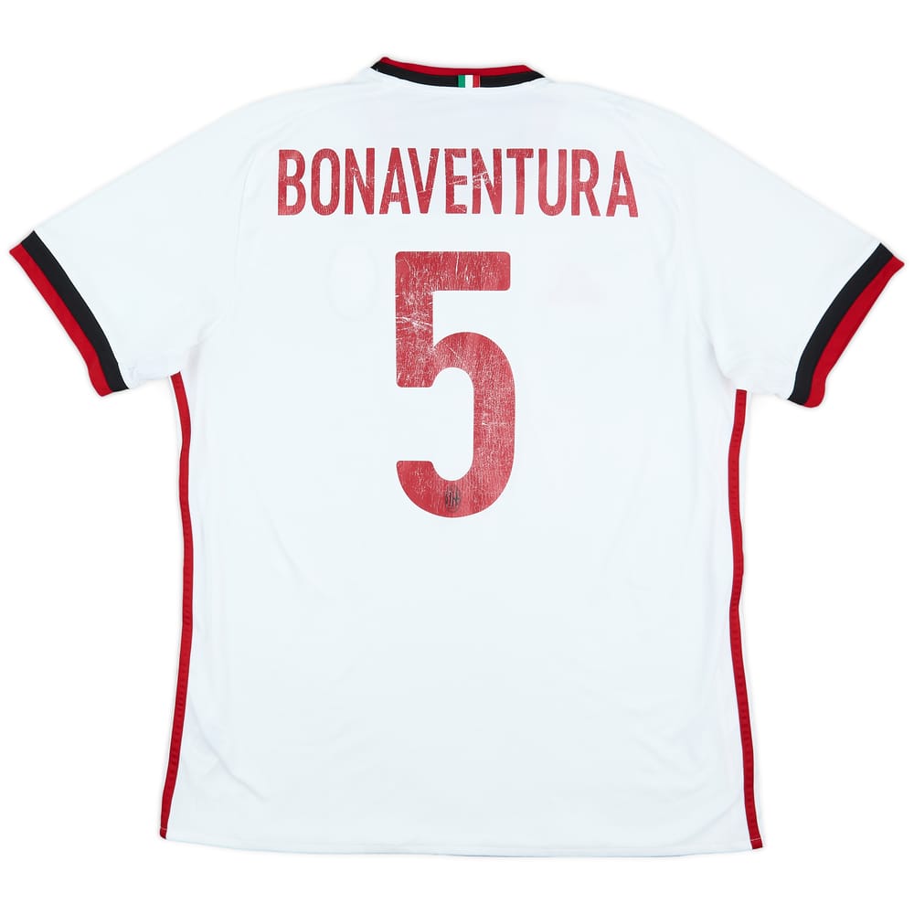 2017-18 AC Milan Away Shirt Bonaventura #5 - 6/10 - (L)