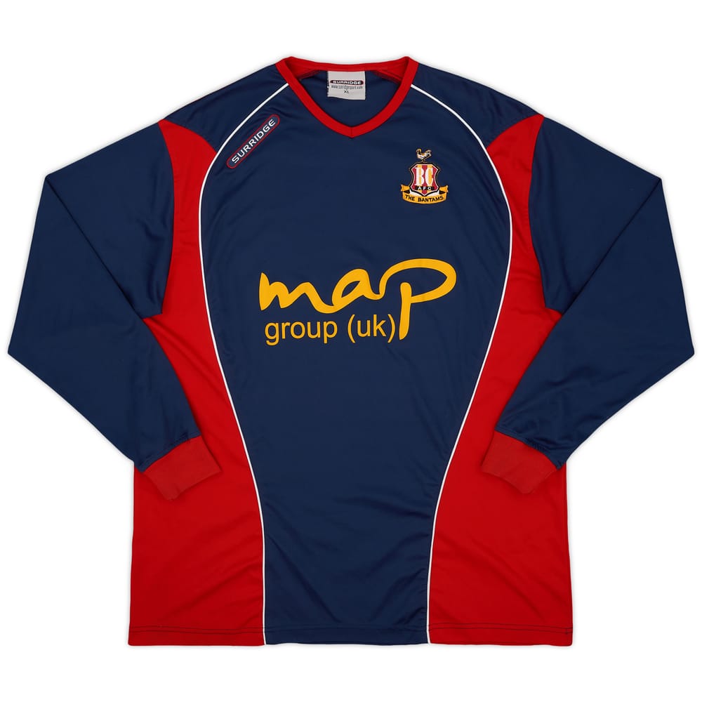 2009-10 Bradford City Home L/S Shirt - 9/10 - (XL)