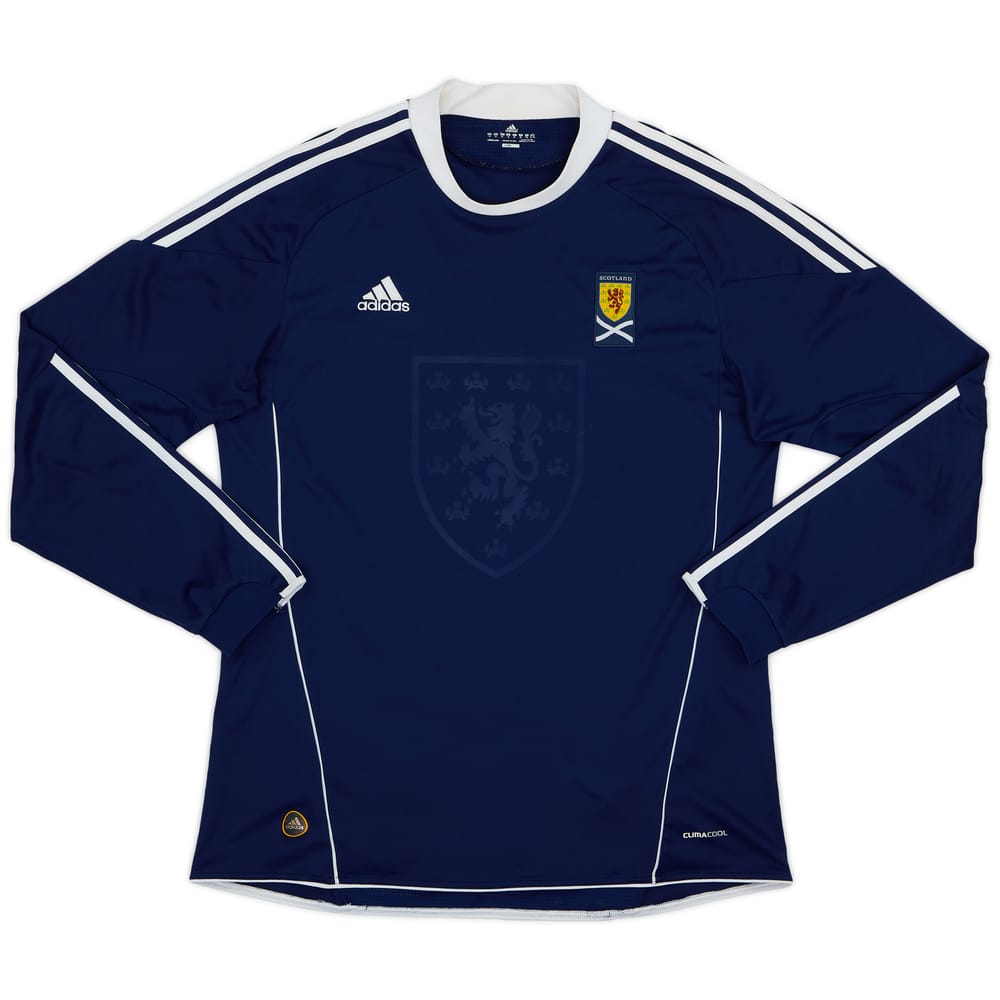 2010-11 Scotland Home L/S Shirt - 6/10 - (XL)