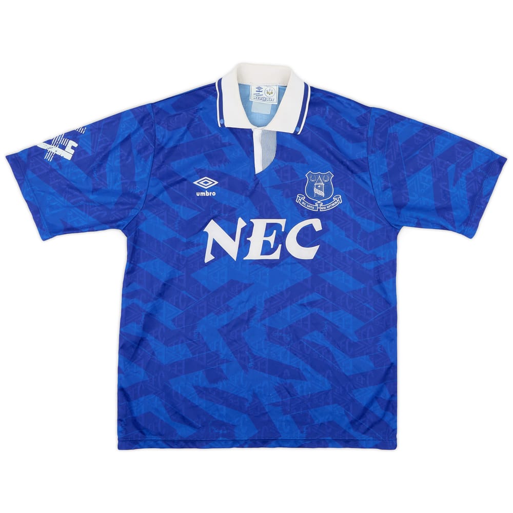 1991-93 Everton Home Shirt - 8/10 - (L)