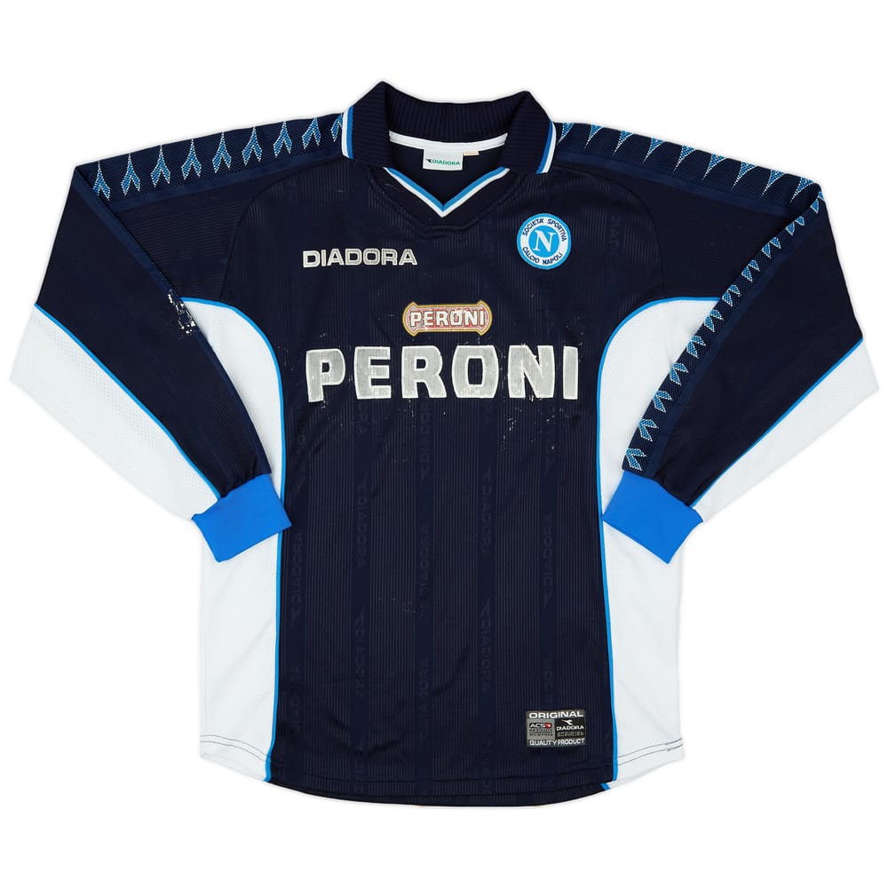 2000-01 Napoli Third L/S Shirt - 5/10 - (S)