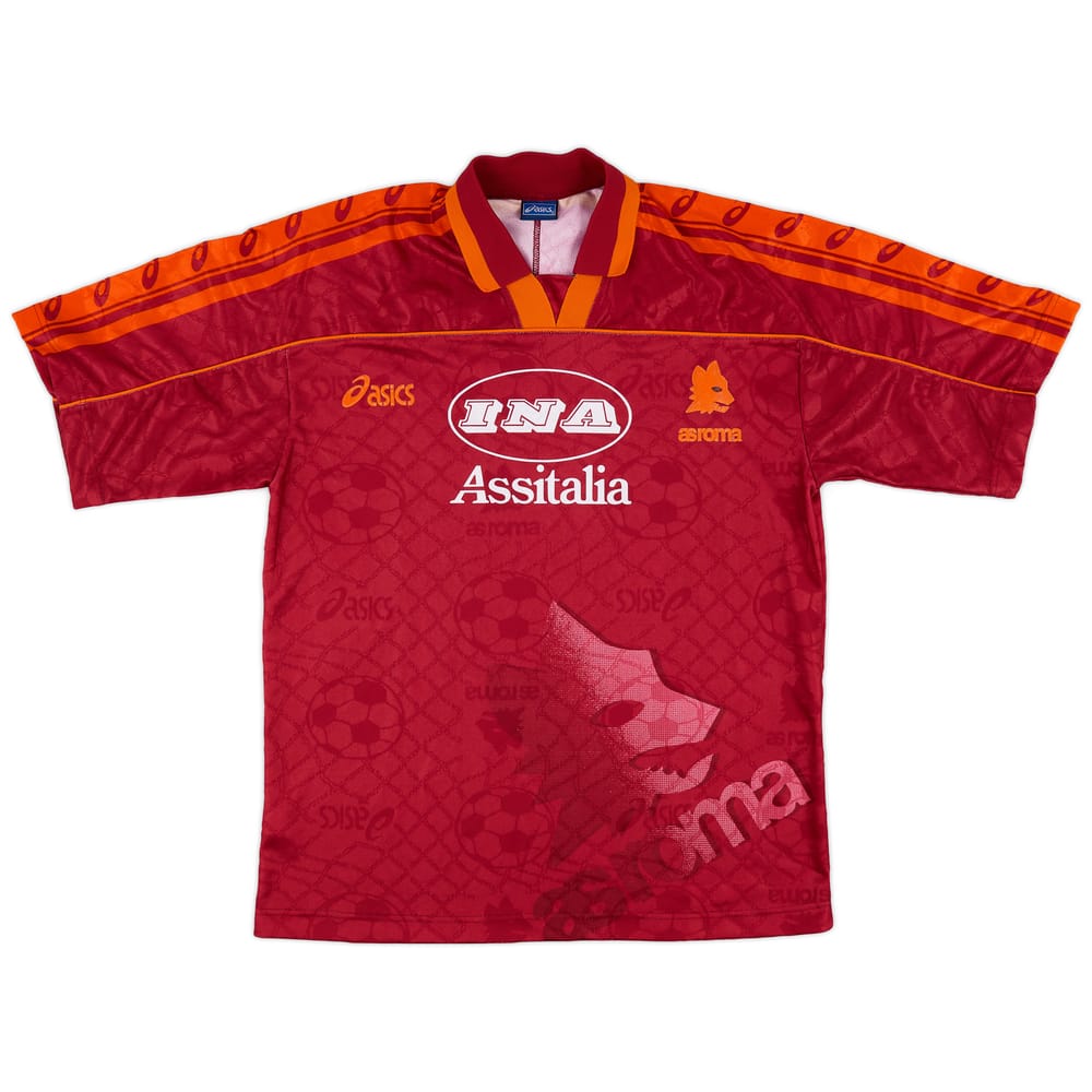 1995-96 Roma Home Shirt - 8/10 - (M)