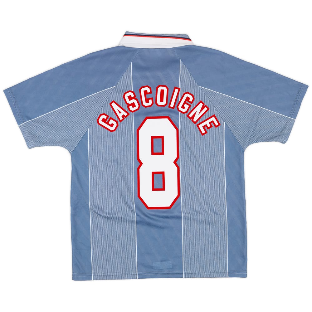 1996-97 England Away Shirt Gascoigne #8 - 9/10 - (M)
