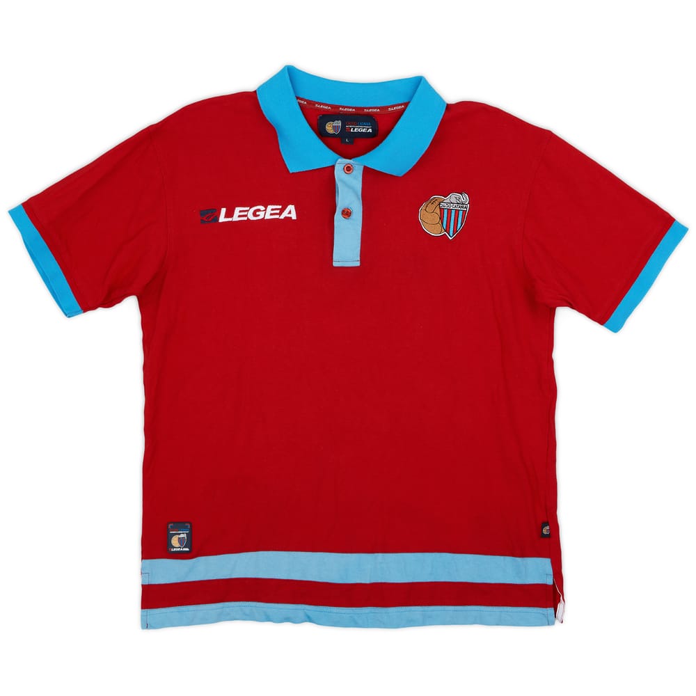 2000s Catania Legea Polo Shirt - 9/10 - (L)