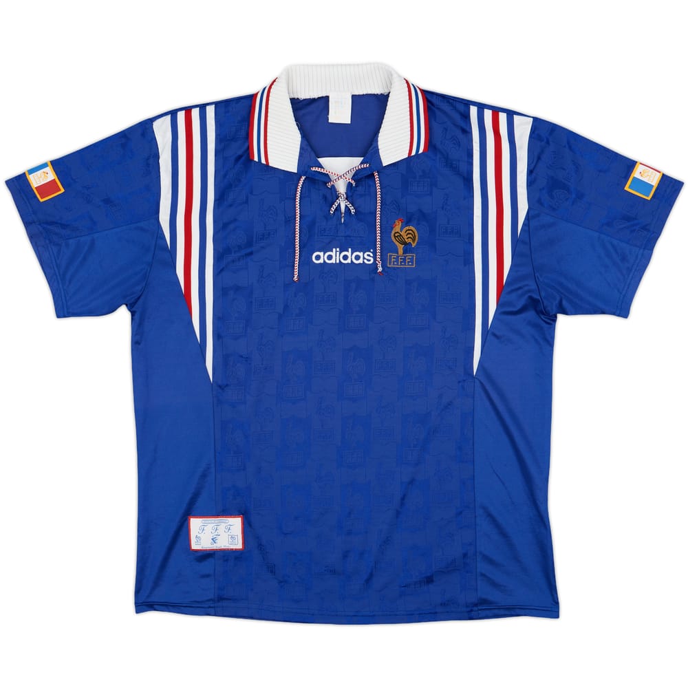 1996-98 France Home Shirt - 9/10 - (L/XL)