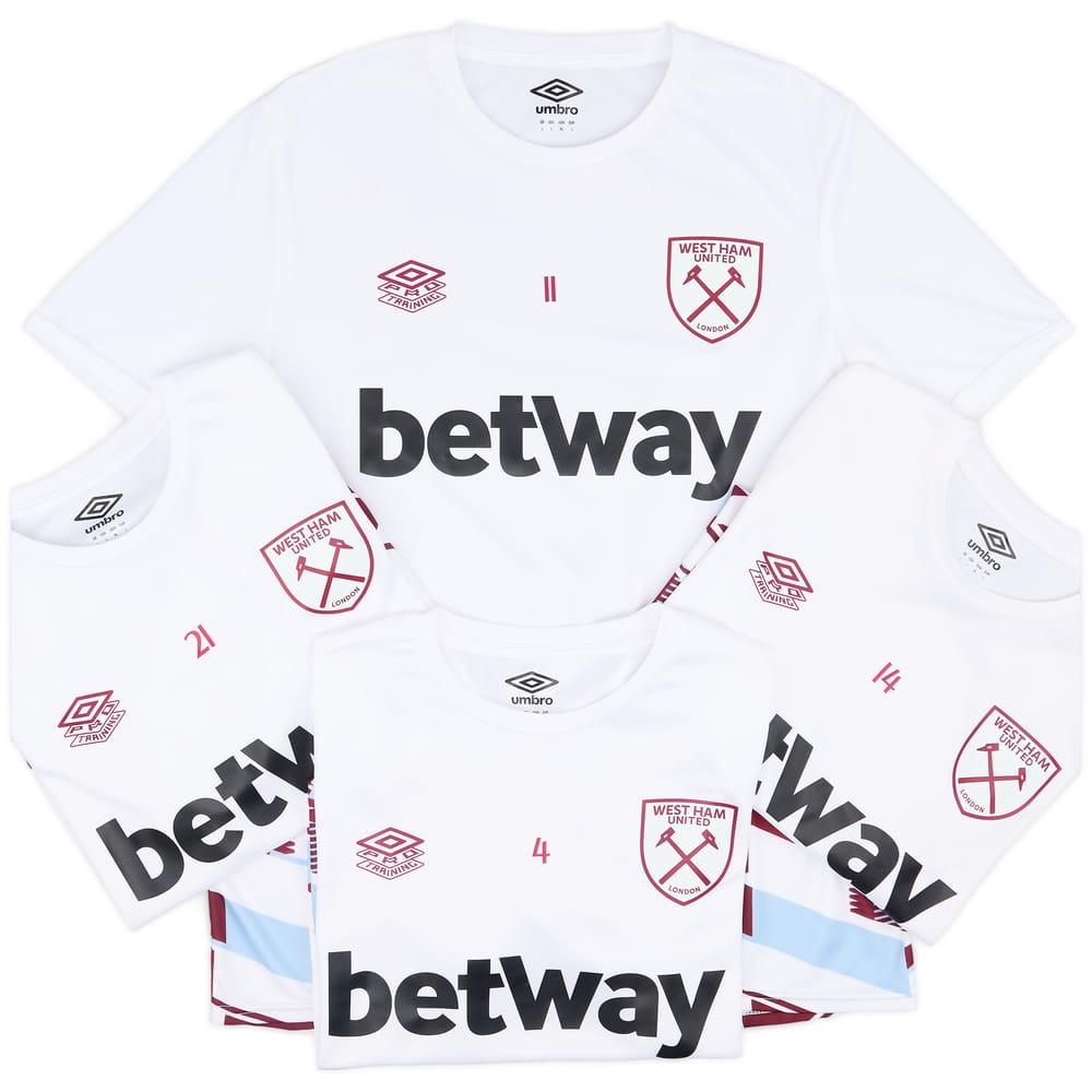 2023-24 West Ham Player Issue Pre-Match Shirt - 9/10 - (M)
