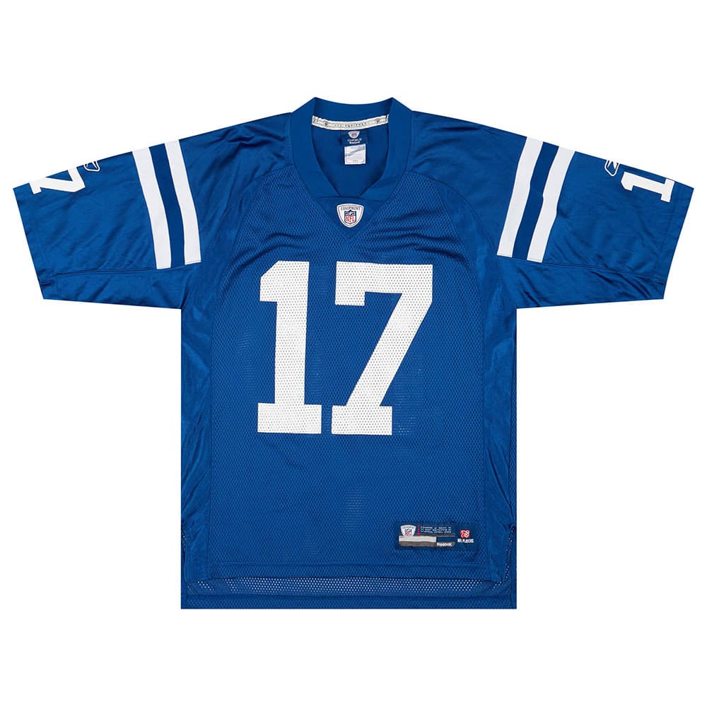 2009-11 Indianapolis Colts Collie #17 Reebok On Field Jersey (Home) M