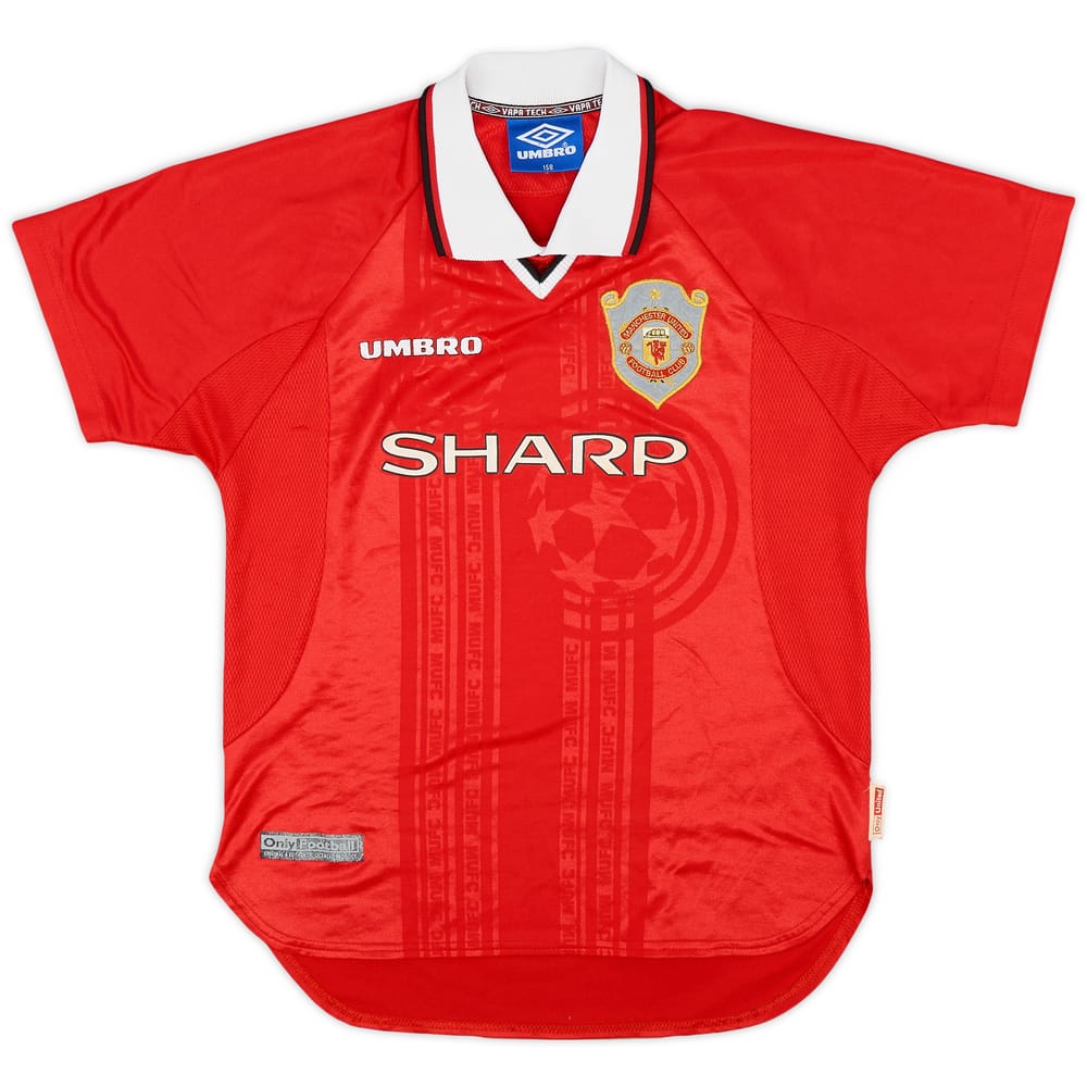 1997-00 Manchester United CL Shirt - 8/10 - (L.Boys)