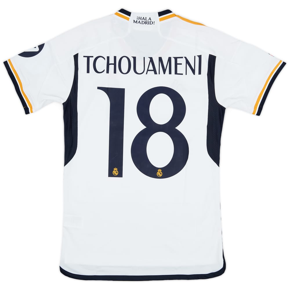 2023-24 Real Madrid Home Shirt Tchouameni #18 (S)
