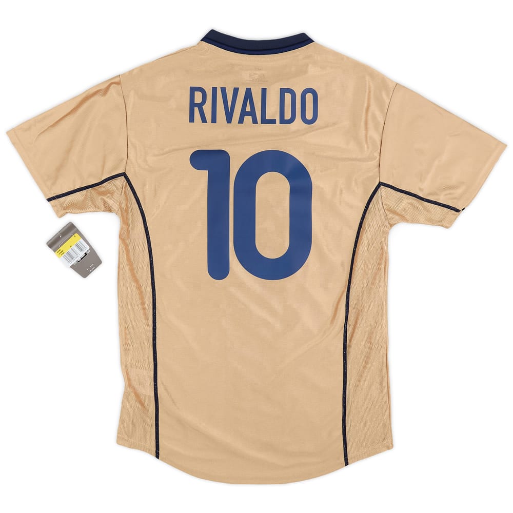 2001-03 Barcelona Prototype Away Shirt Rivaldo #10 (S)