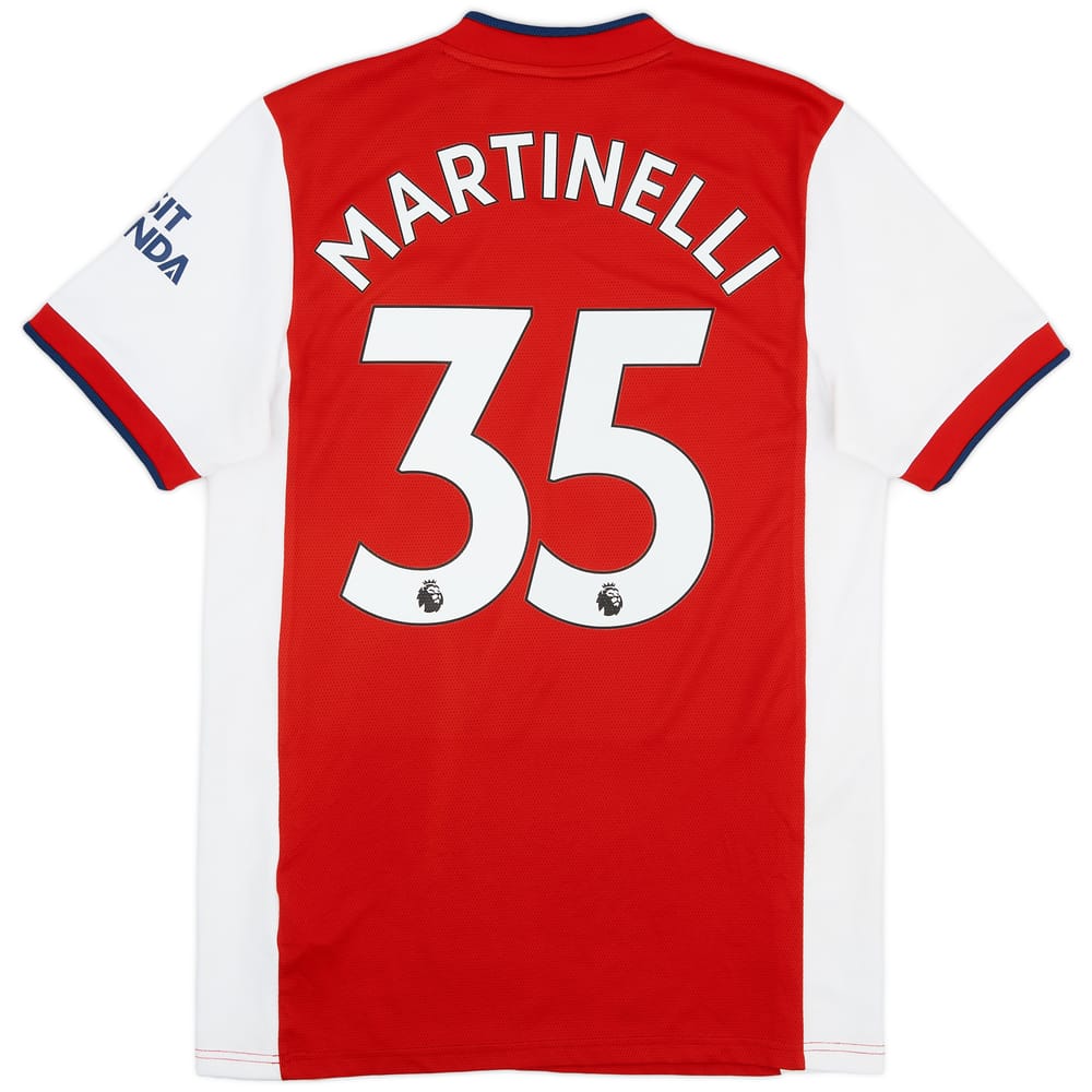 2021-22 Arsenal Home Shirt Martinelli #35 - 8/10 - (M)