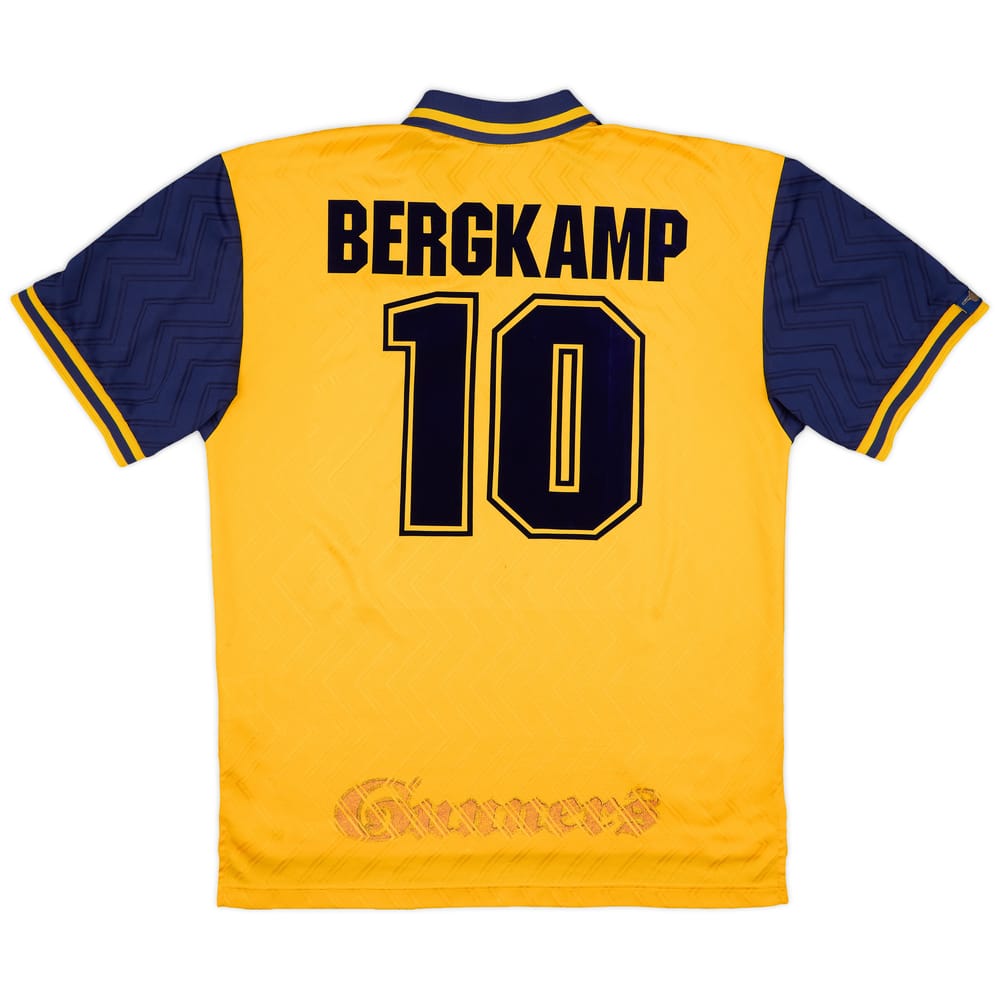 1996-97 Arsenal Away Shirt Bergkamp #10 - 5/10 - (XL)