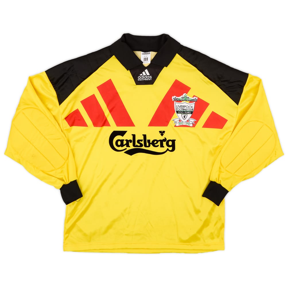 1992-93 Liverpool GK Shirt - 8/10 - (M/L)