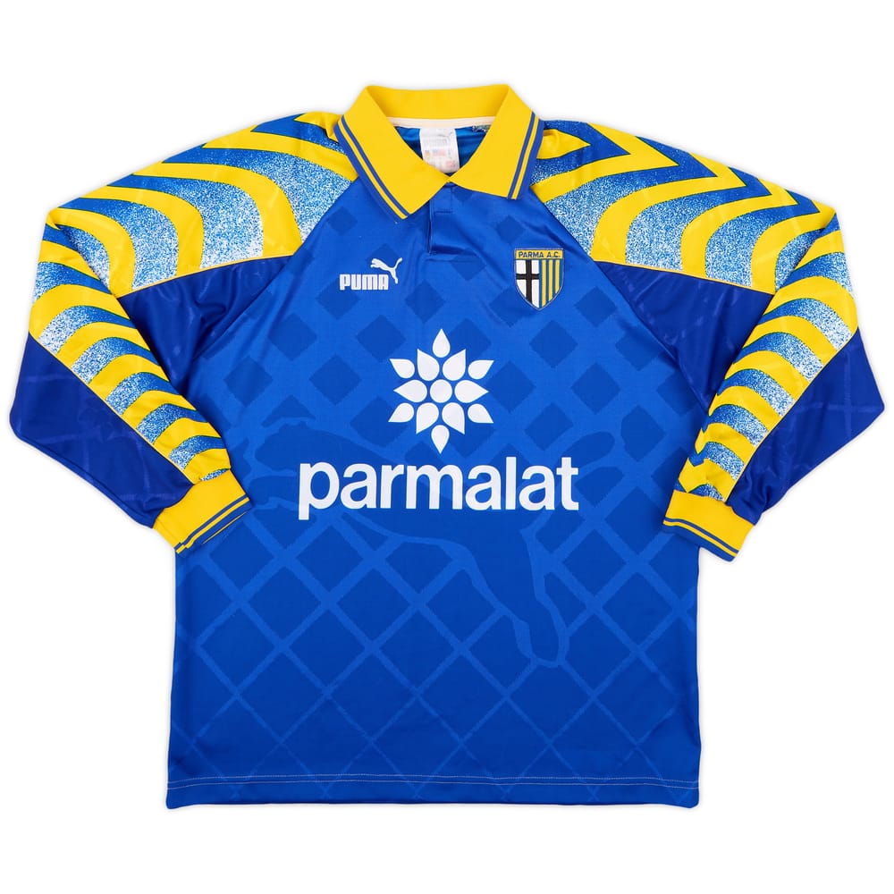 1995-97 Parma Away L/S Shirt - 9/10 - (S)