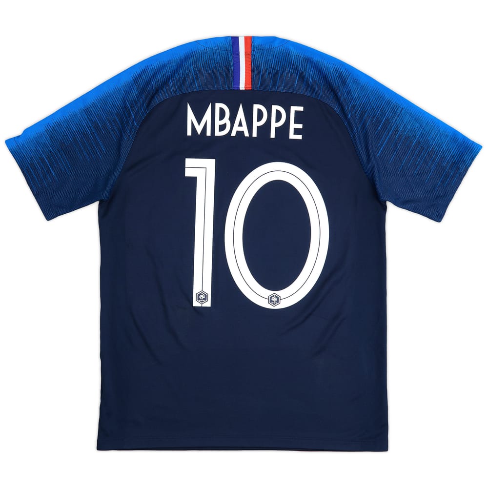2018 France Home Shirt Mbappe #10 - 9/10 - (M)