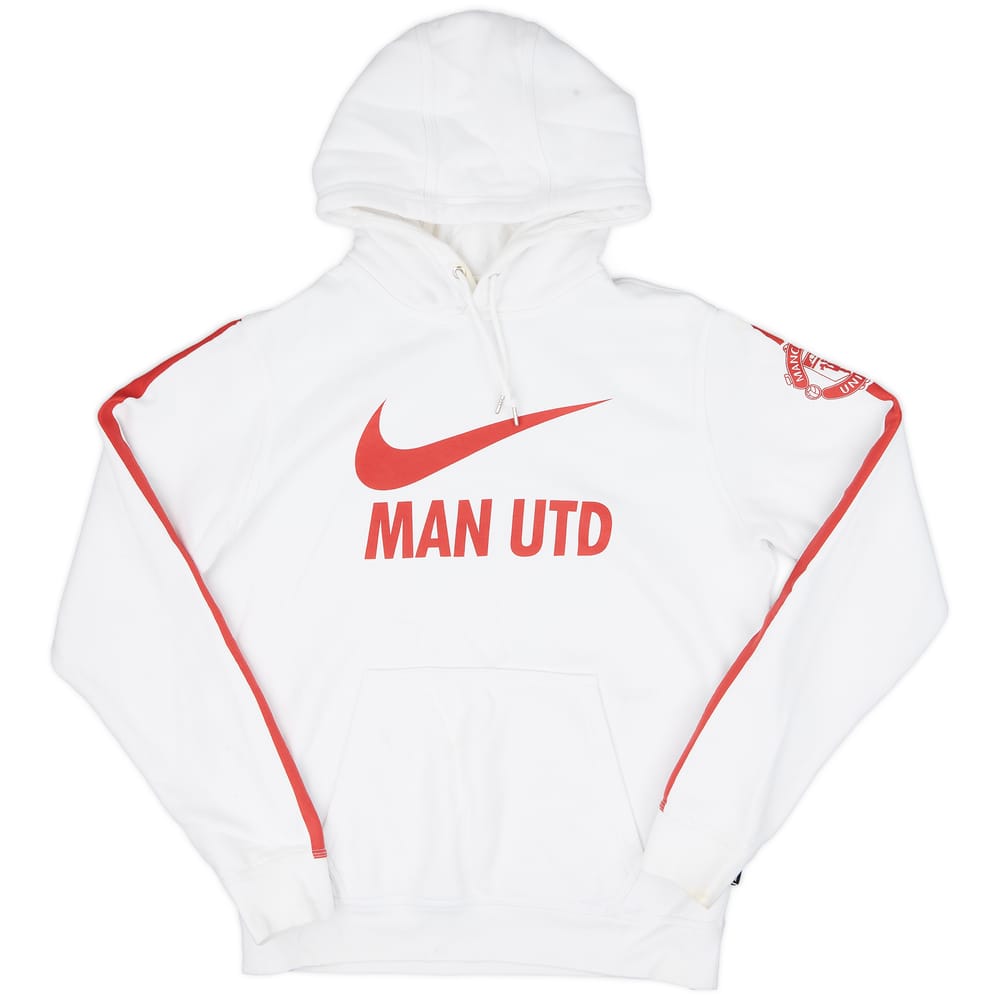 2014-15 Manchester United Nike Hooded Sweat Top - 7/10 - (M)