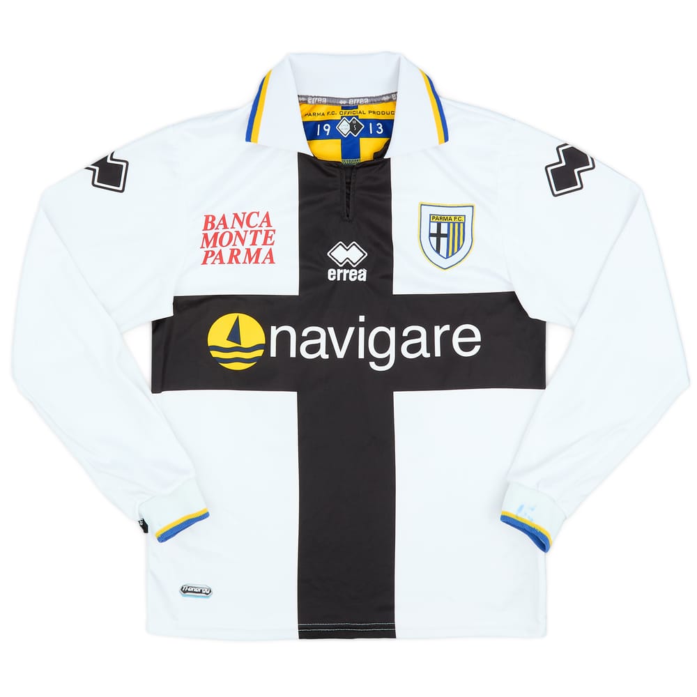 2010-11 Parma Home L/S Shirt #19 - 9/10 - (S)