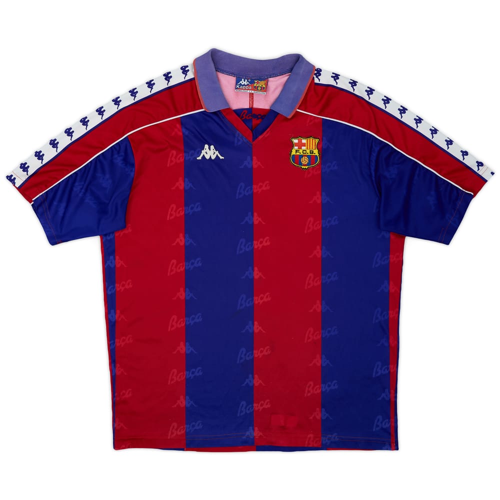 1992-95 Barcelona Home Shirt - 8/10 - (L)