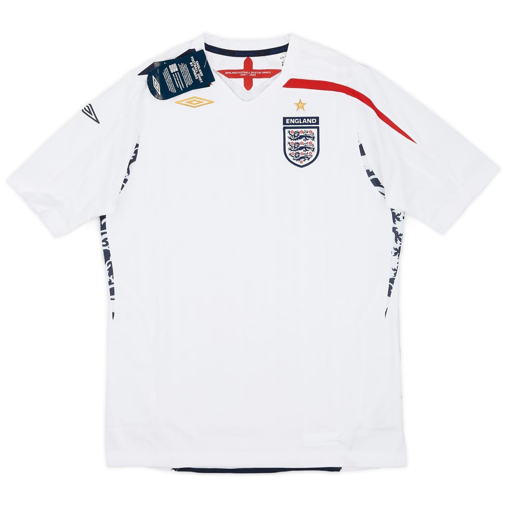 2007-09 England Home Shirt (XL.Boys)