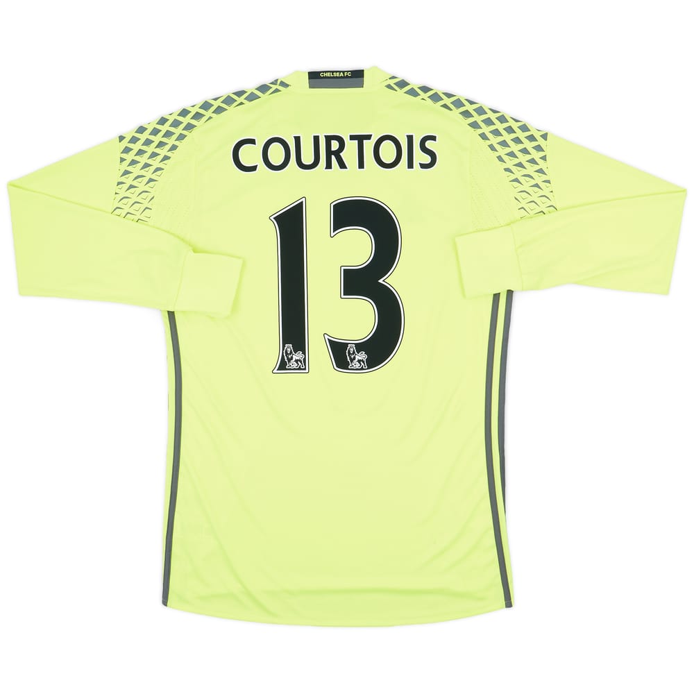 2016-17 Chelsea GK Shirt Courtois #13 - 6/10 - (M)