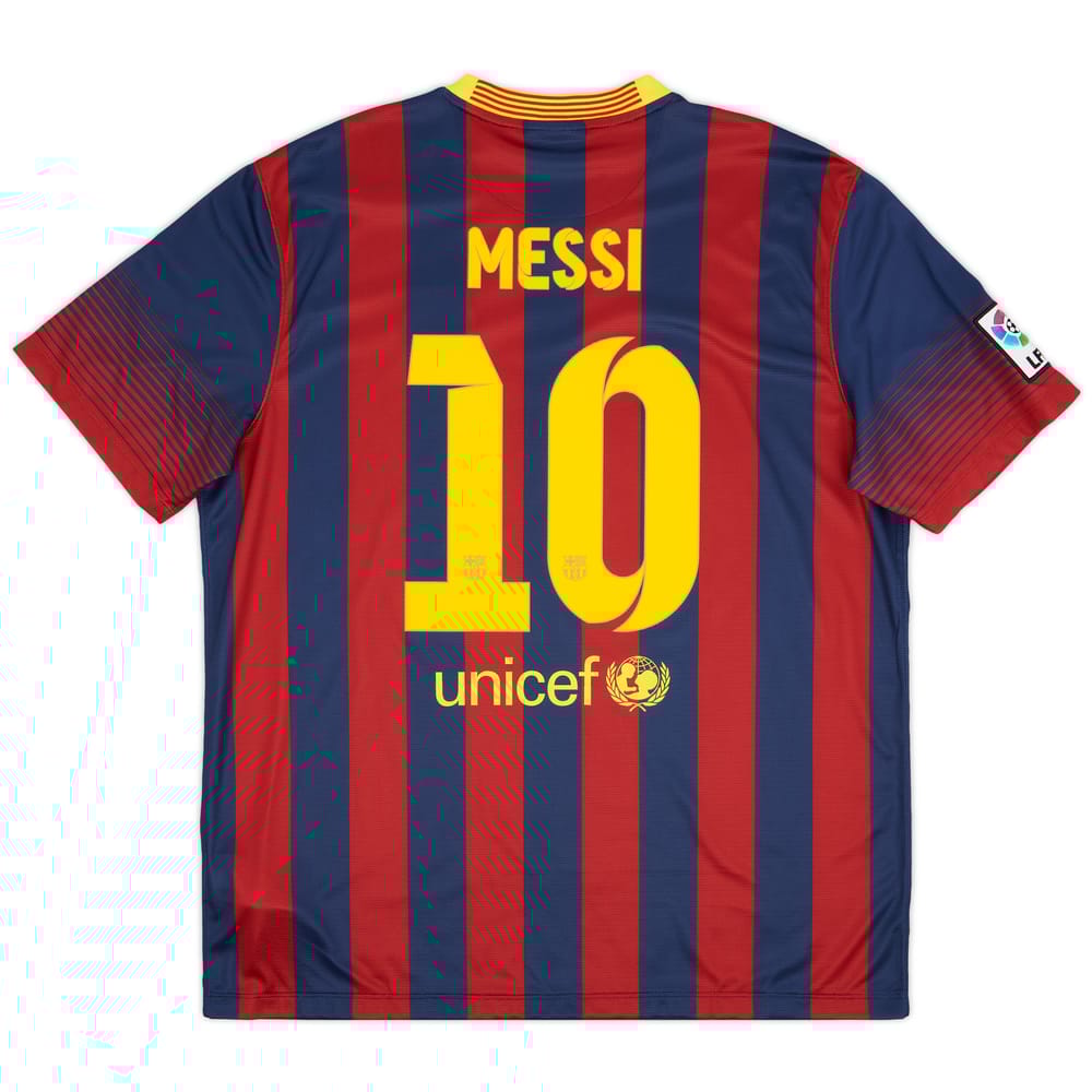 2013-14 Barcelona Home Shirt Messi #10