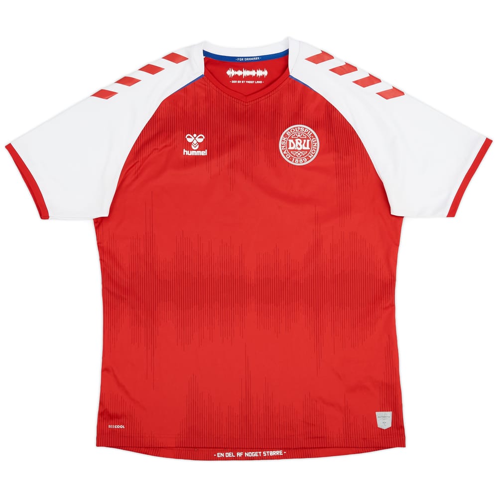 2021-22 Denmark Home Shirt - 8/10 - (XXL)