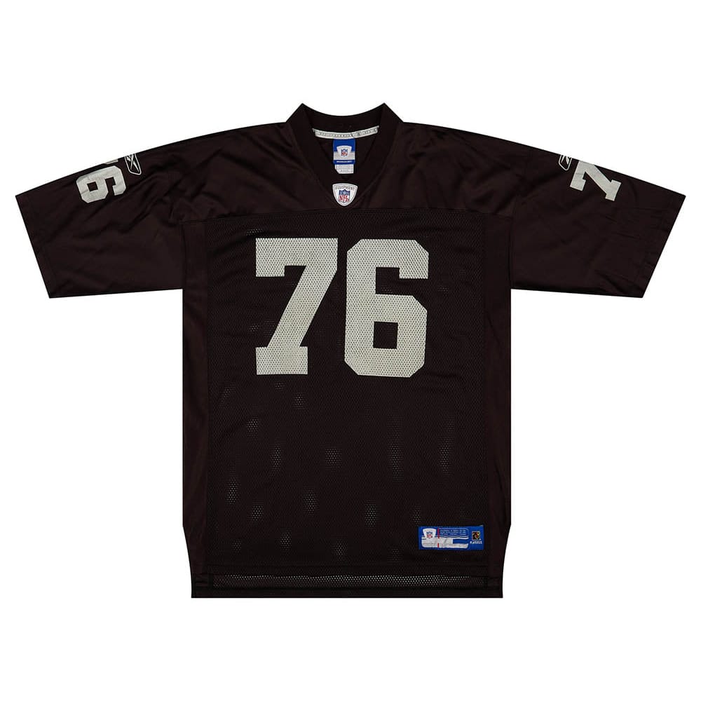 2005-06 Oakland Raiders Gallery #76 Reebok On Field Jersey (Home) XL