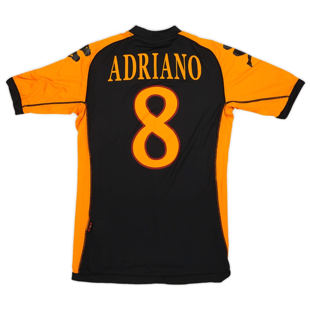 2010-11 Roma Third Shirt Adriano #8 - 7/10 - (M)