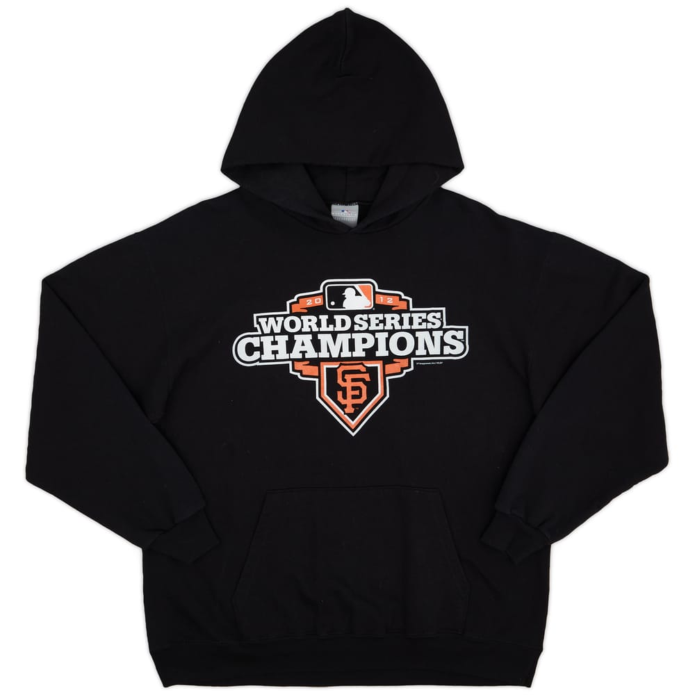 2012 San Francisco Giants World Series Champions MLB Hooded Sweat Top - 9/10 - (L)