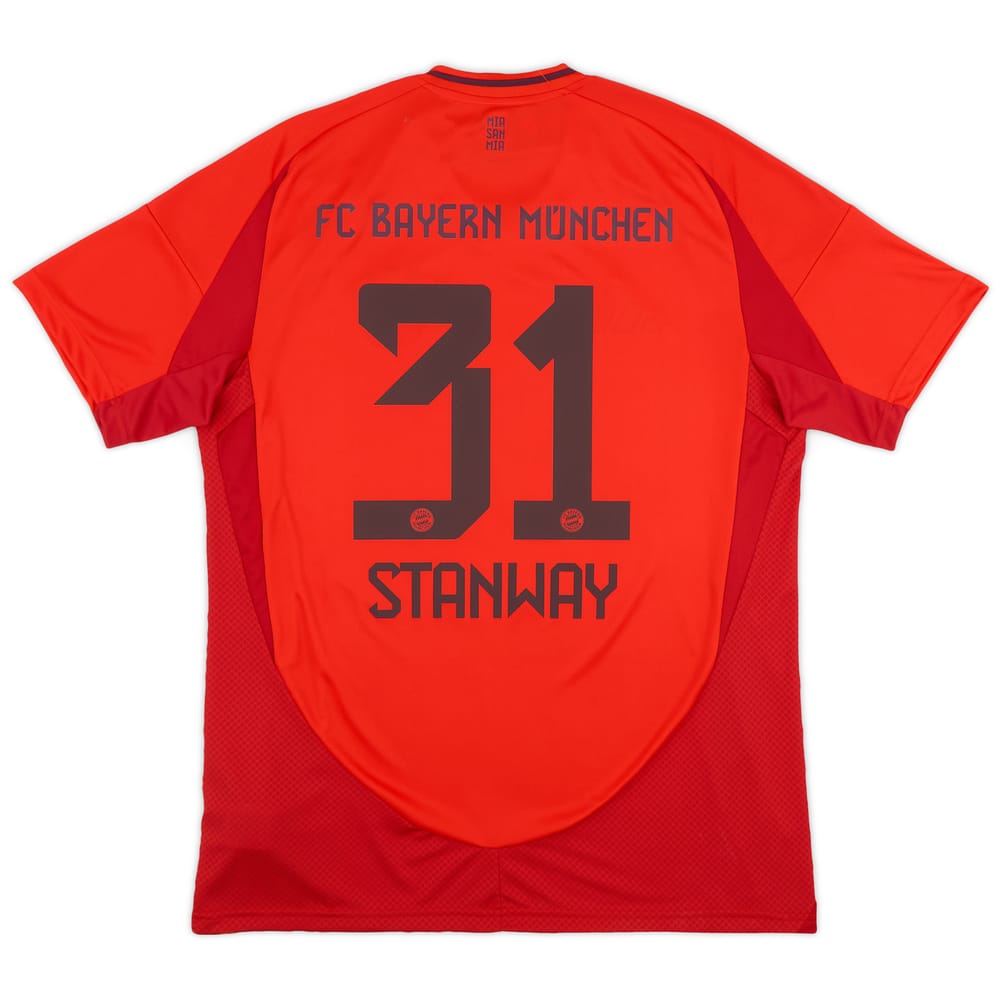 2024-25 Bayern Munich Women's Home Shirt Stanway #31 (Unisex Fit)