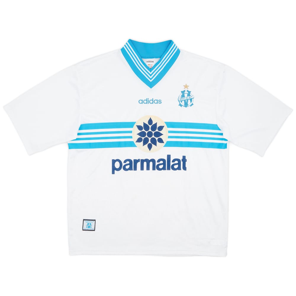 1996-97 Olympique Marseille Home Shirt - 7/10 - (XL)