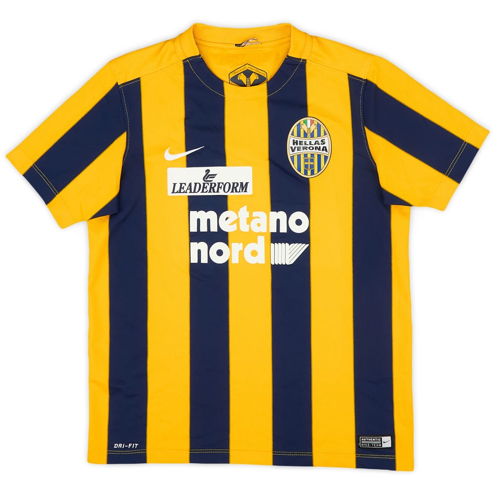 2015-16 Hellas Verona Home Shirt - 7/10 - (S.Boys)