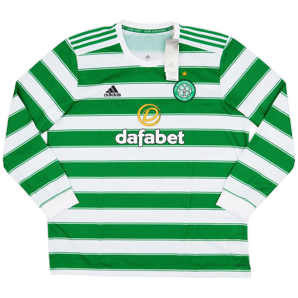 2021-22 Celtic Home L/S Shirt (XXL)
