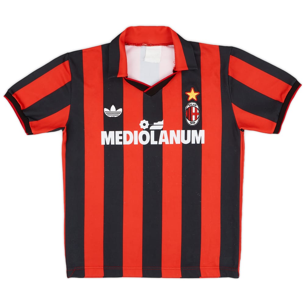 1990-91 AC Milan Home Shirt #9 - 8/10 - (S)