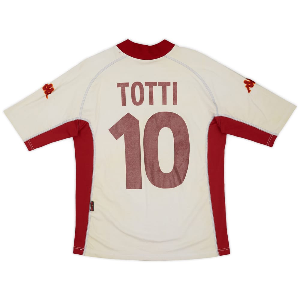 2001-02 Roma Away Shirt Totti #10 - 5/10 - (L)