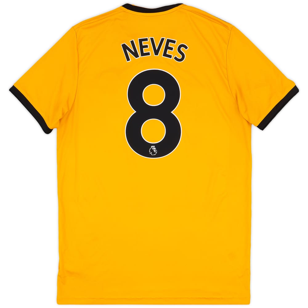 2018-19 Wolves Home Shirt Neves #8 - 6/10 - (L)