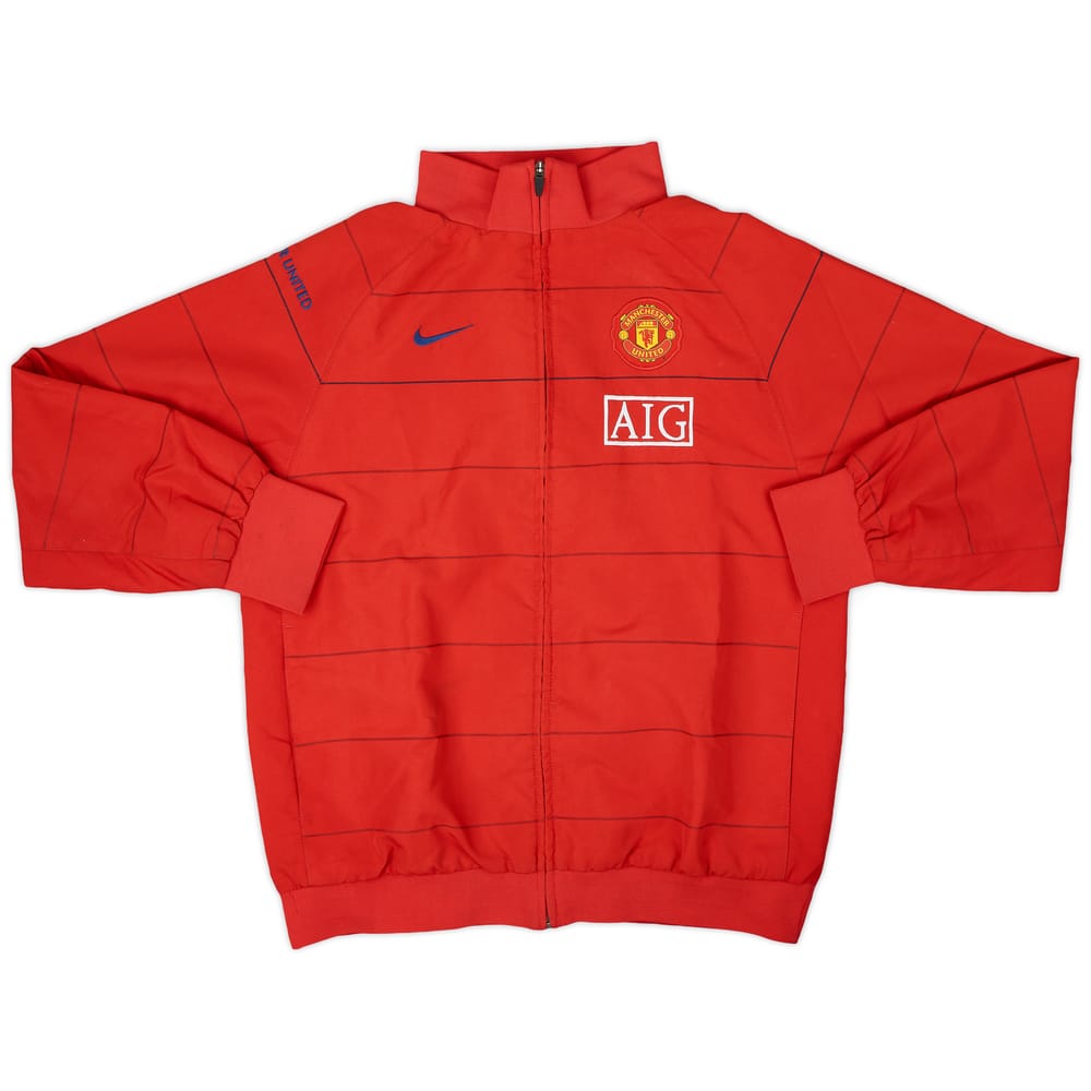 2008-09 Manchester United Nike Track Jacket - 6/10 - (XL.Boys)