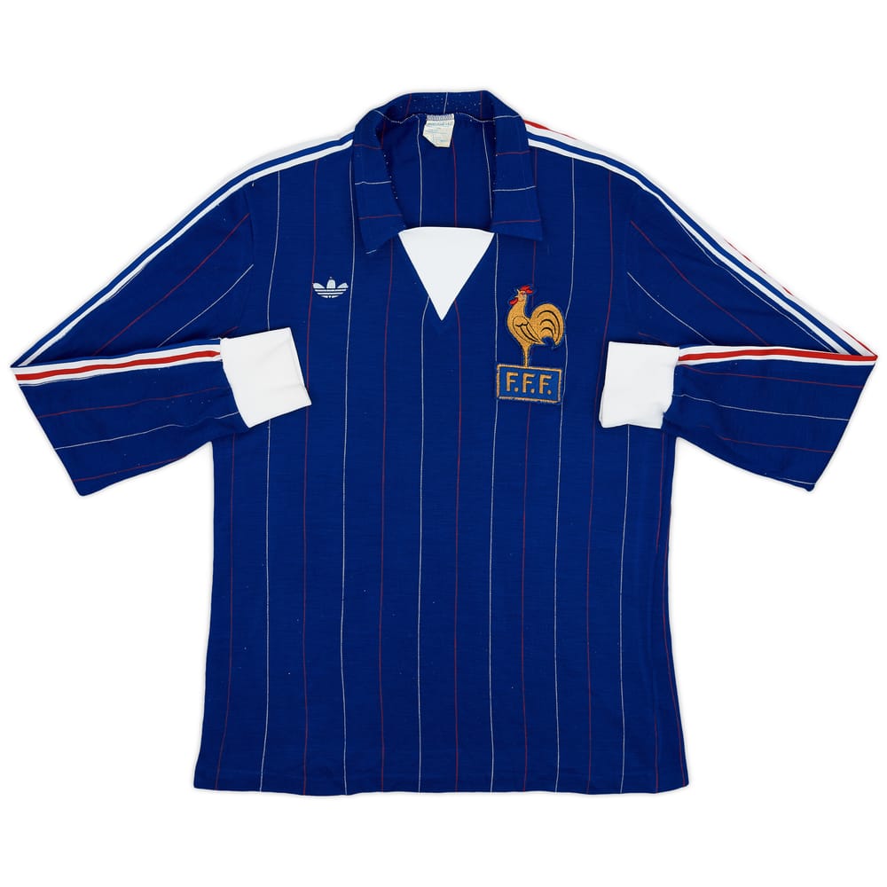 1980-82 France Home L/S Shirt - 8/10 - (L)